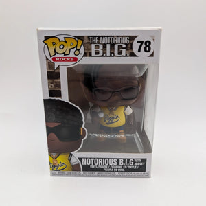 Funko Pop Notorious Big B.I.G. #78 Biggie Smalls Jersey Gangster Rap FRENLY BRICKS - Open 7 Days