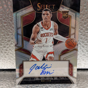2022-23 Select Jabari Smith Jr Rookie Signatures Silver Prizm Auto /249 RC FRENLY BRICKS - Open 7 Days