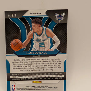 2020-21 Panini Prizm LaMelo Ball #278 Silver Prizm Rookie RC FRENLY BRICKS - Open 7 Days