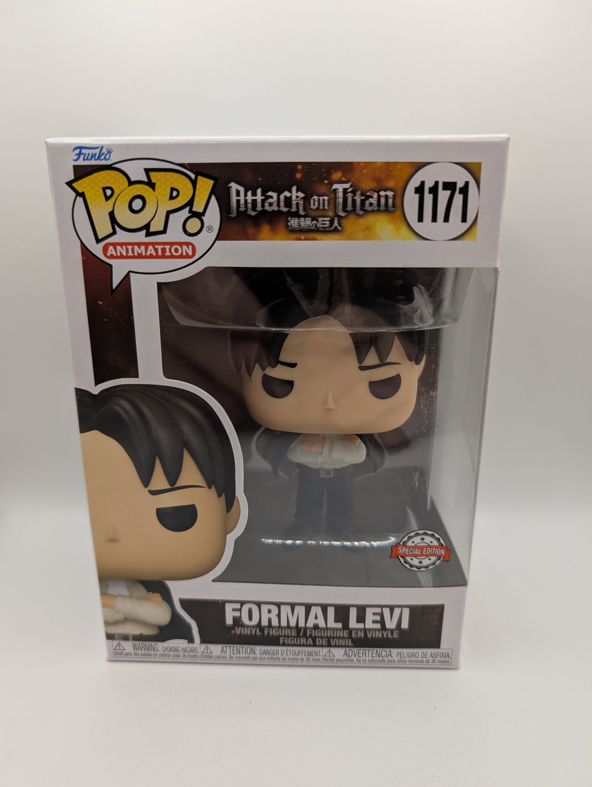 Animation Funko Pop - Formal Levi - Attack on Titan - No. 1171 FRENLY BRICKS - Open 7 Days