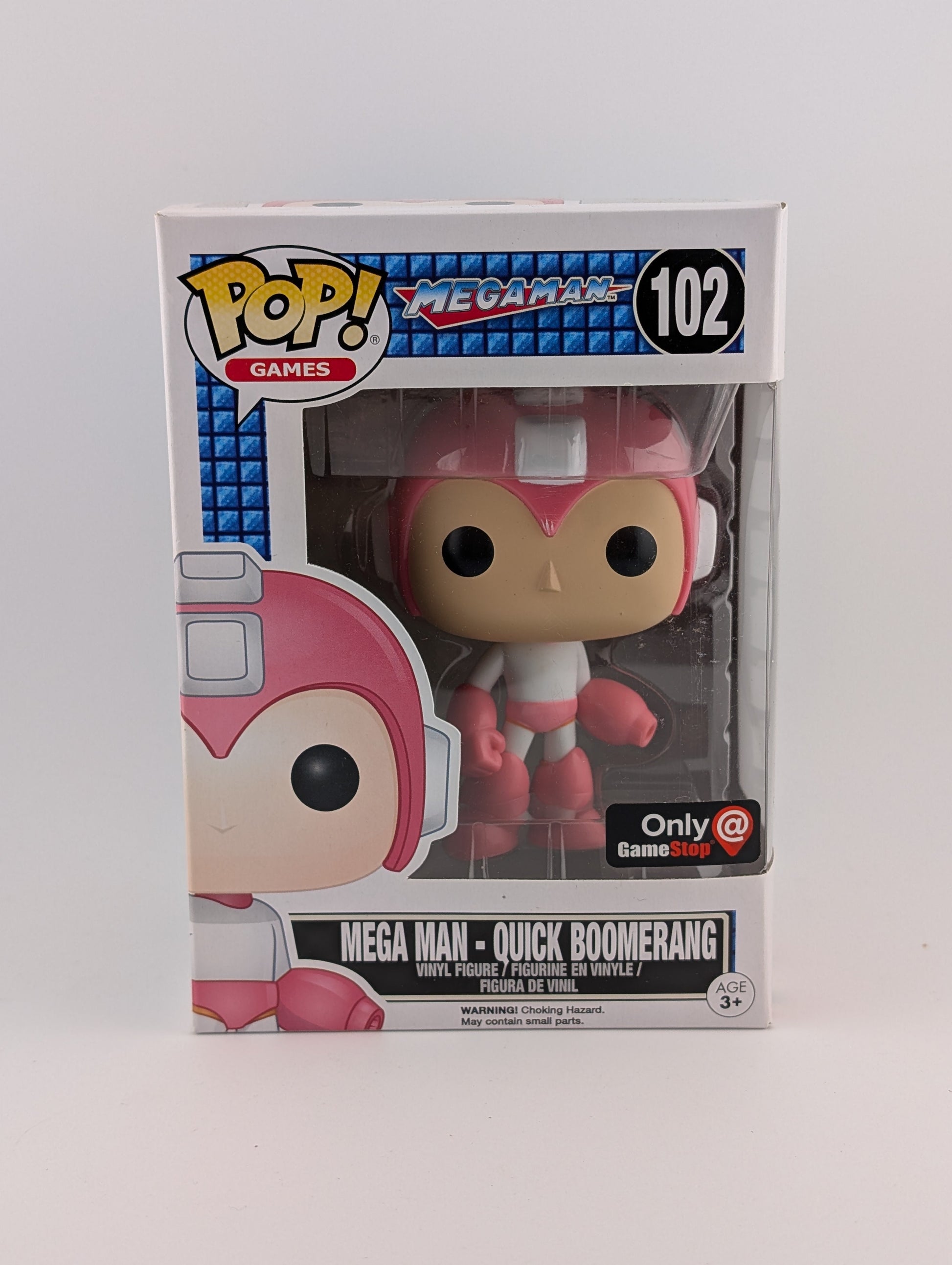 Funko POP! Games Megaman #102 Megaman Quick Boomerang GameStop Exclusive Vinyl Collectable FRENLY BRICKS - Open 7 Days