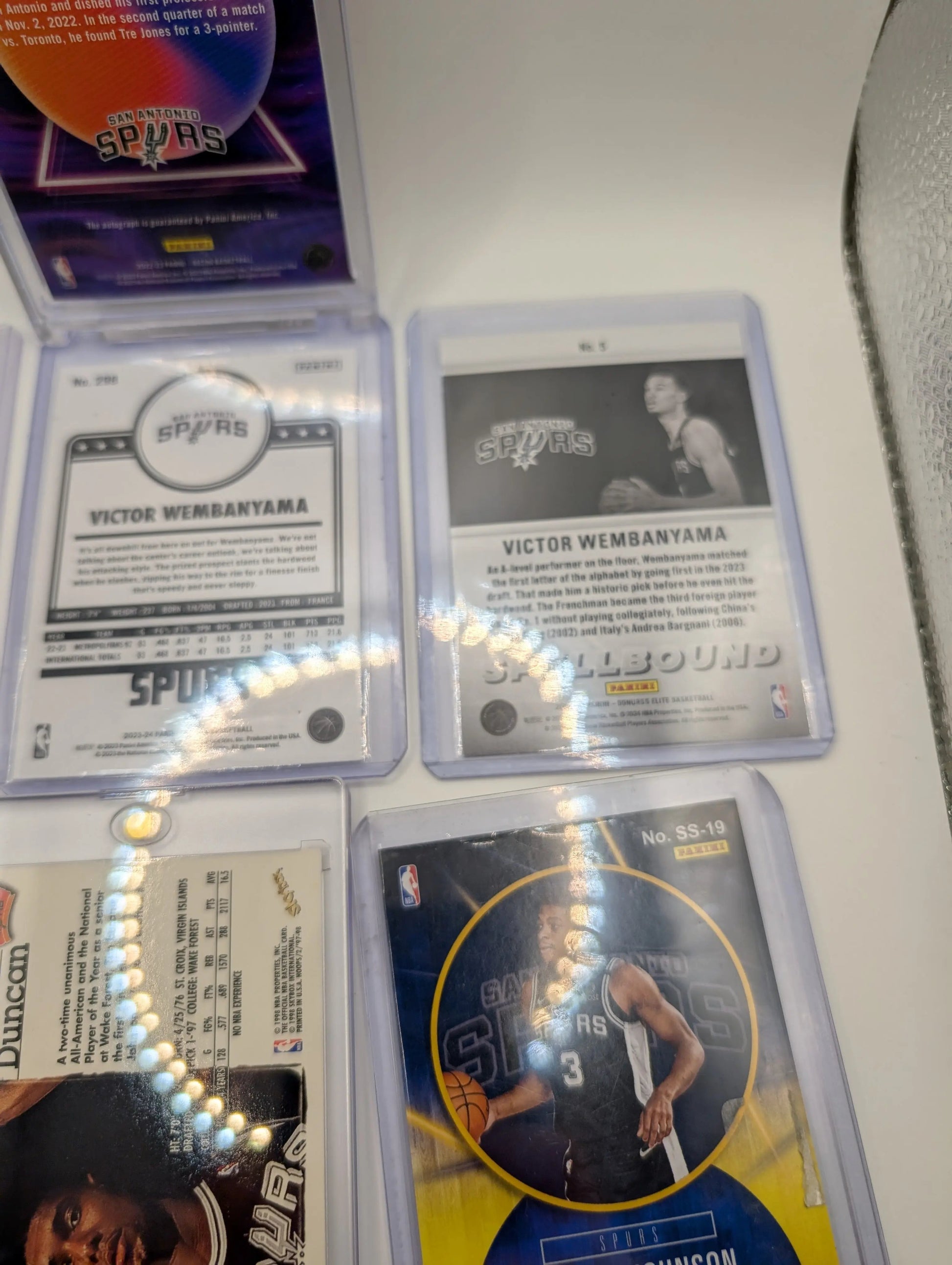 San Antonio Spurs NBA Basketball Card Lot, Rookies, Patch, Auto, Victor Wembanyama FRENLY BRICKS - Open 7 Days