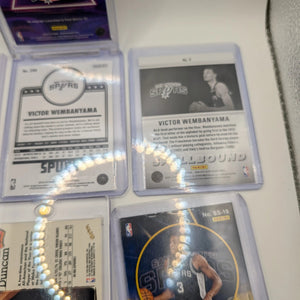 San Antonio Spurs NBA Basketball Card Lot, Rookies, Patch, Auto, Victor Wembanyama FRENLY BRICKS - Open 7 Days