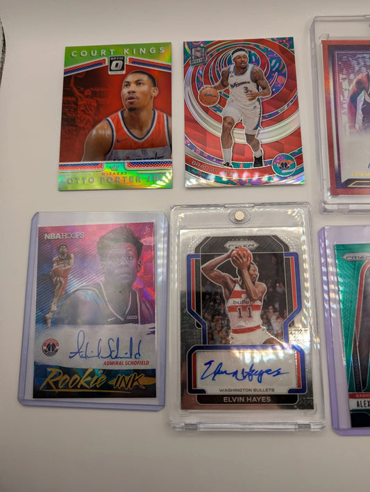Washington Wizards NBA Basketball Card Lot, Rookies, Patch, Auto, Alexandre Sarr FRENLY BRICKS - Open 7 Days