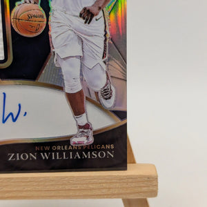 2021-22 Panini Select Zion Williamson X-Factor Jersey GU Patch Auto Silver /99 FRENLY BRICKS - Open 7 Days