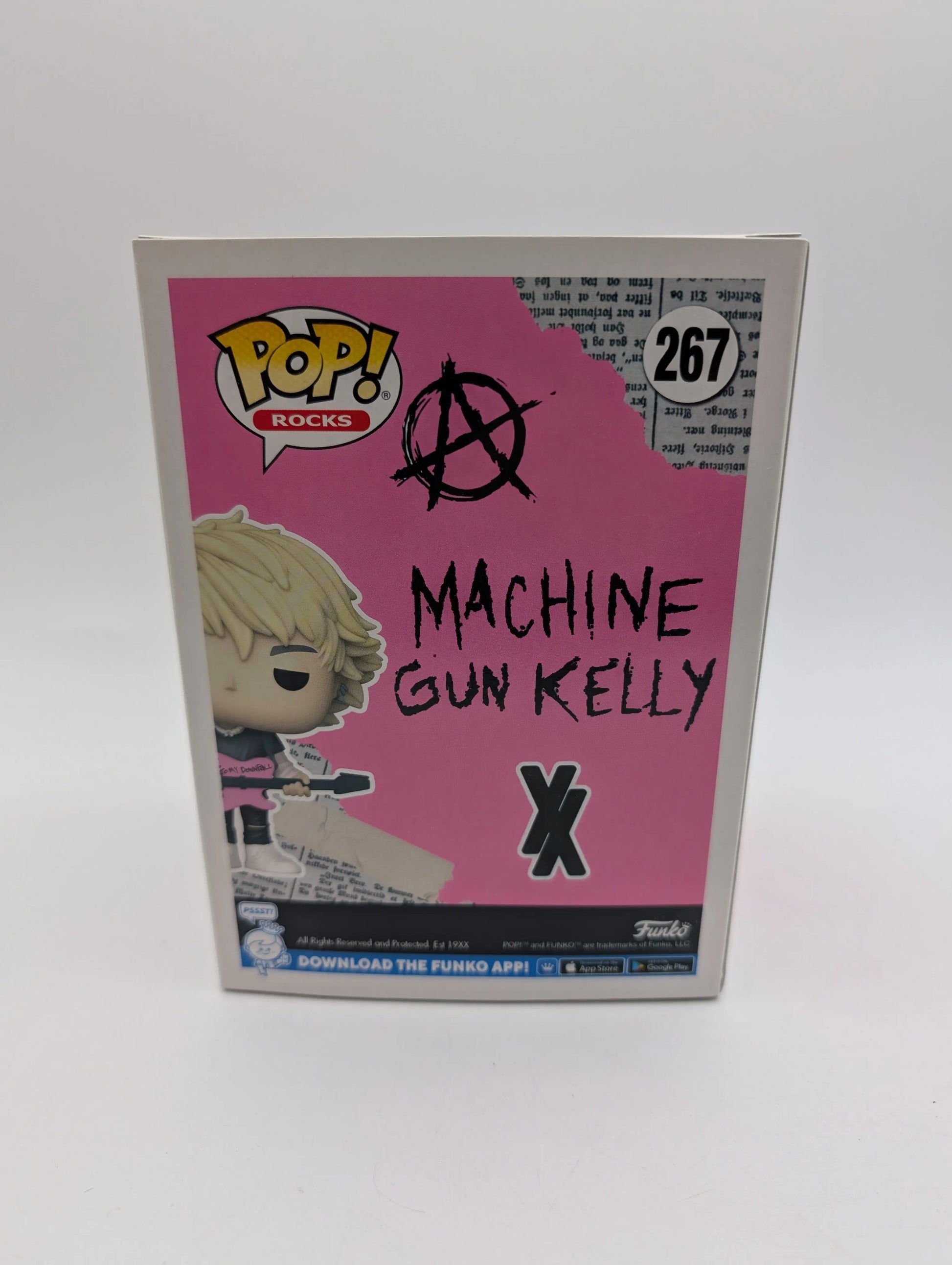 Machine Gun Kelly MGK Tickets to My Downfall POP! Rocks #267 Vinyl Figur Funko FRENLY BRICKS - Open 7 Days