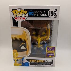 FUNKO POP! Interplanetary Batman #196 DC SuperHeroes Vinyl Figure Box Exclusive FRENLY BRICKS - Open 7 Days