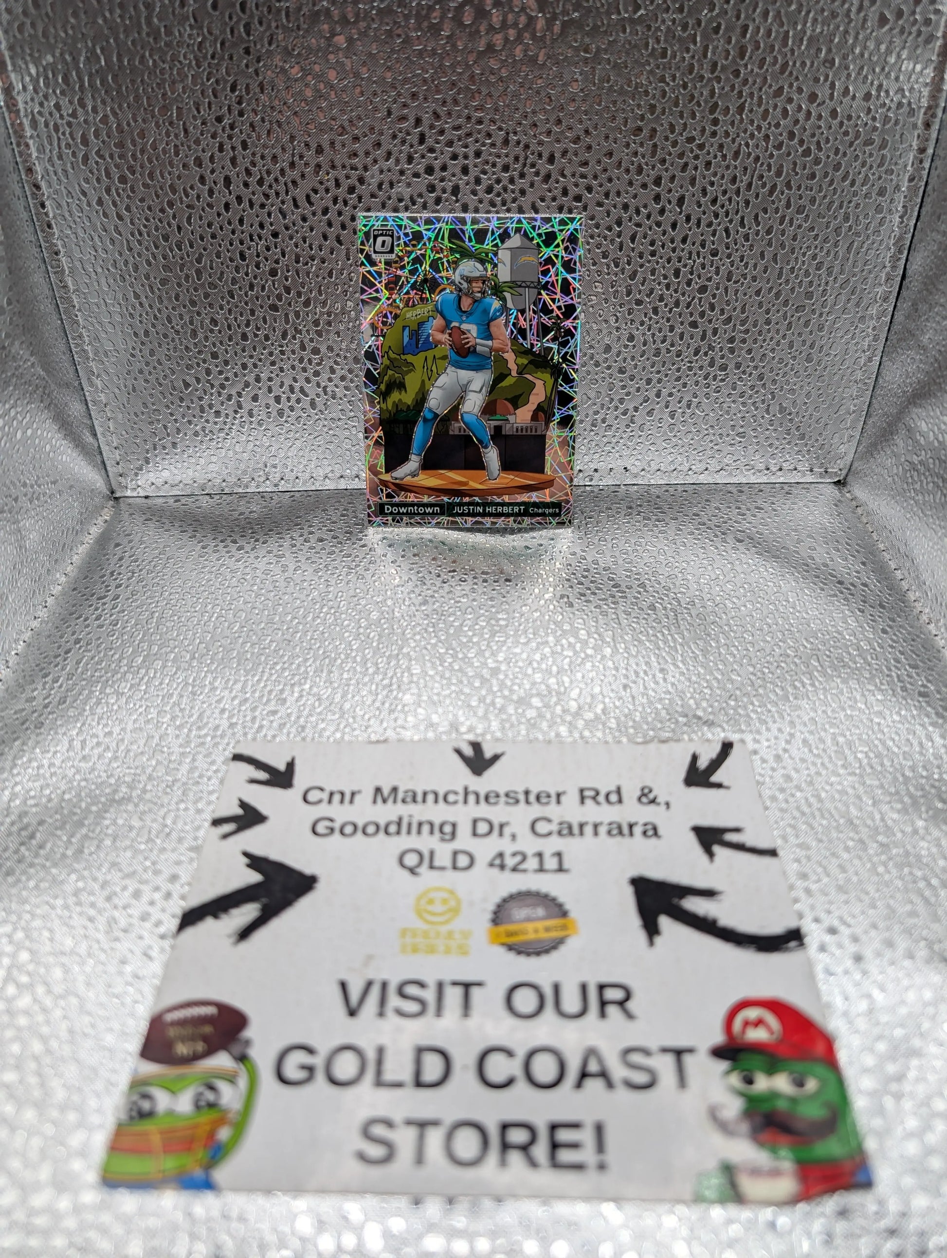 Justin Herbert Downtown Case Hit 2021 Donruss Optic Football SSP DT-27 FRENLY BRICKS - Open 7 Days