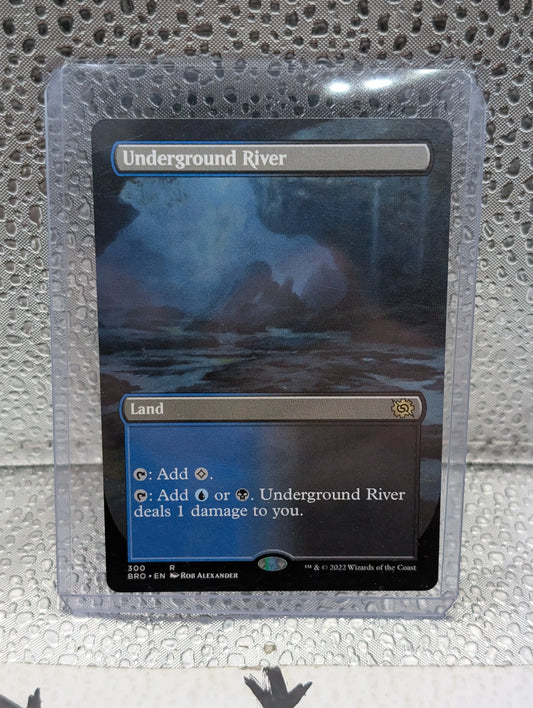 MTG - Underground River (borderless) (BRO) 300 FRENLY BRICKS - Open 7 Days