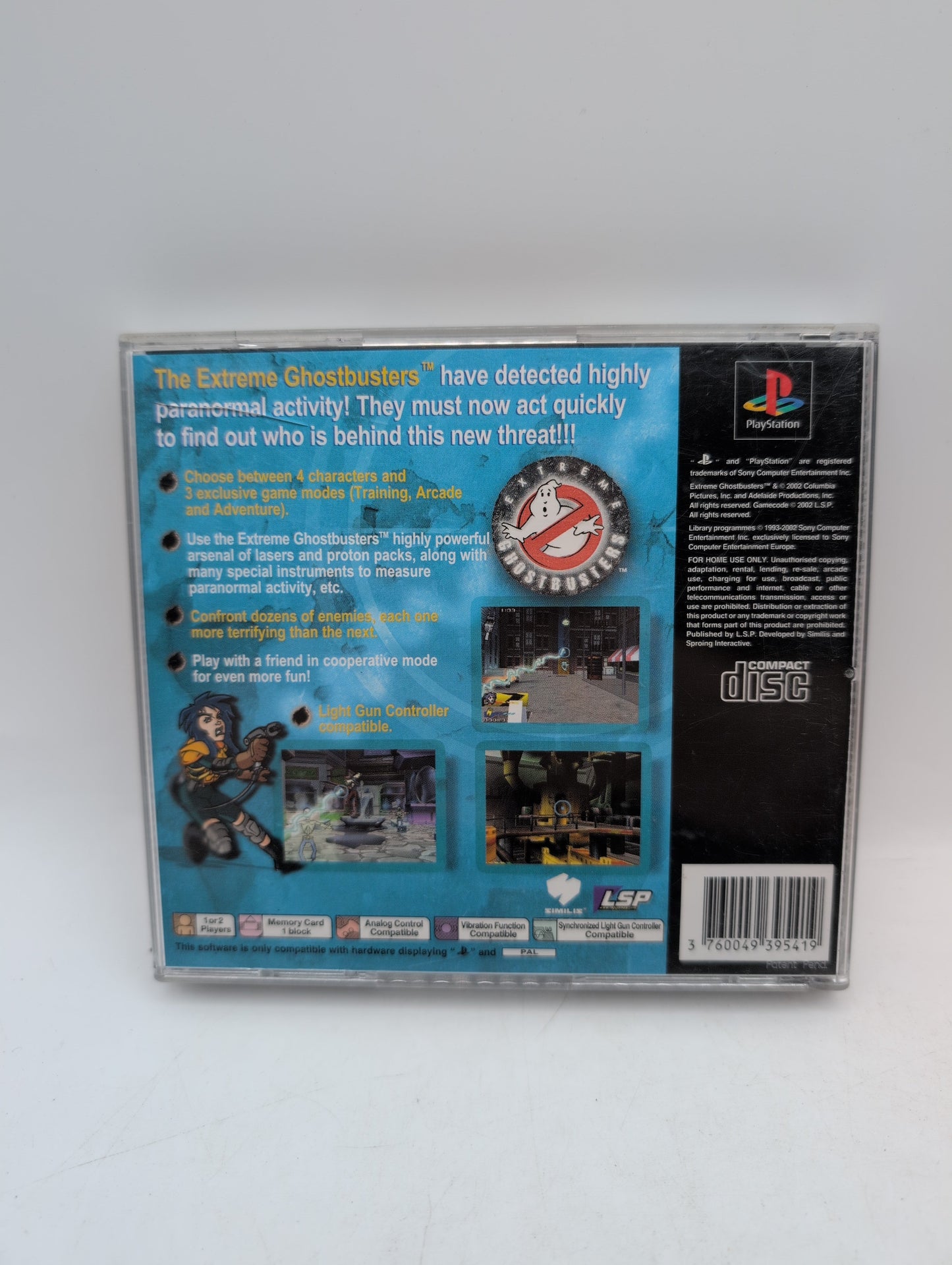 Playstation 1 Extreme Ghostbusters The Ultimate Invasion FRENLY BRICKS - Open 7 Days