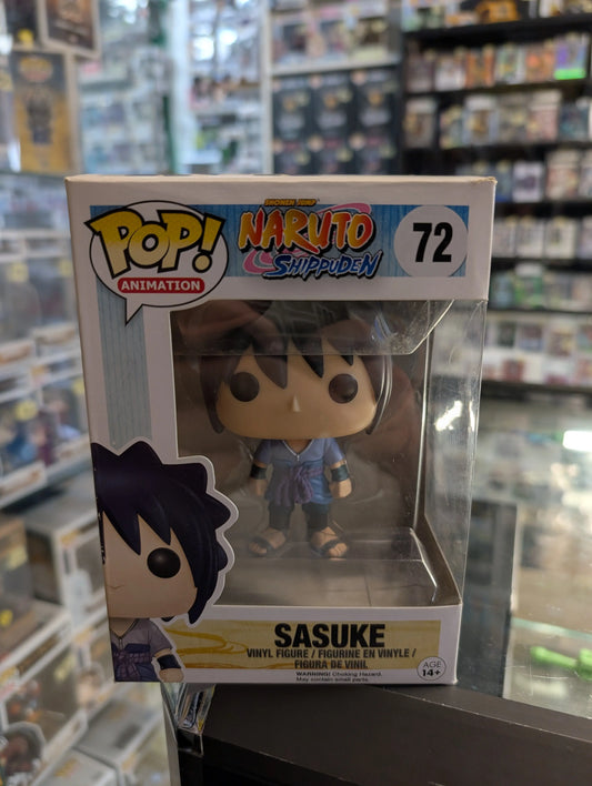 Funko Pop! Anime: Naruto Shippuden - Sasuke Uchiha #72 Vinyl Figure FRENLY BRICKS - Open 7 Days