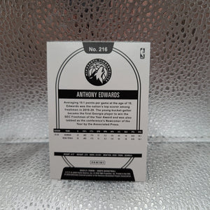 ANTHONY EDWARDS RC 2020-21 Flux Laser Prizm FRENLY BRICKS - Open 7 Days