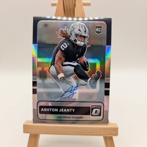 2025 Donruss Optic Retro Ashton Jeanty Prizm Auto #8 Rookie Raiders RC Autograph FRENLY BRICKS - Open 7 Days