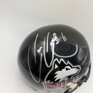 Jordan Lynch Signed Nothern Illinois Huskies Mini Helmet FRENLY BRICKS - Open 7 Days