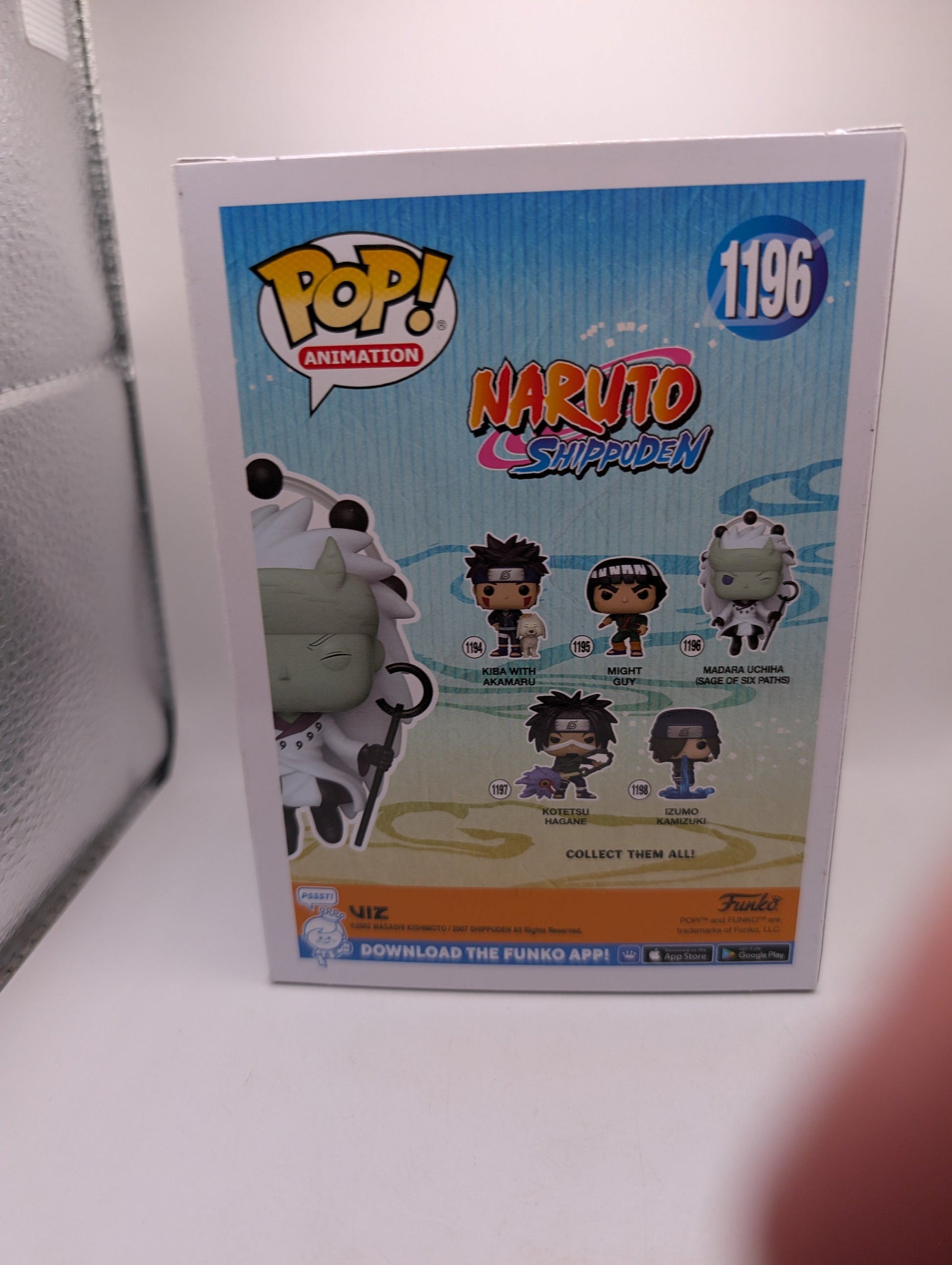 MADARA UCHIHA 1196 Naruto Shippuden Funko Pop Vinyl FRENLY BRICKS - Open 7 Days