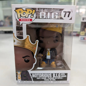 Funko POP! Rocks - The Notorious B.I.G. With Crown #77 FRENLY BRICKS - Open 7 Days