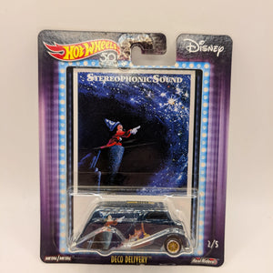 Hot Wheels 2018 Pop Culture Disney Classic Deco Delivery Stereophonic Sound 1/64 FRENLY BRICKS - Open 7 Days