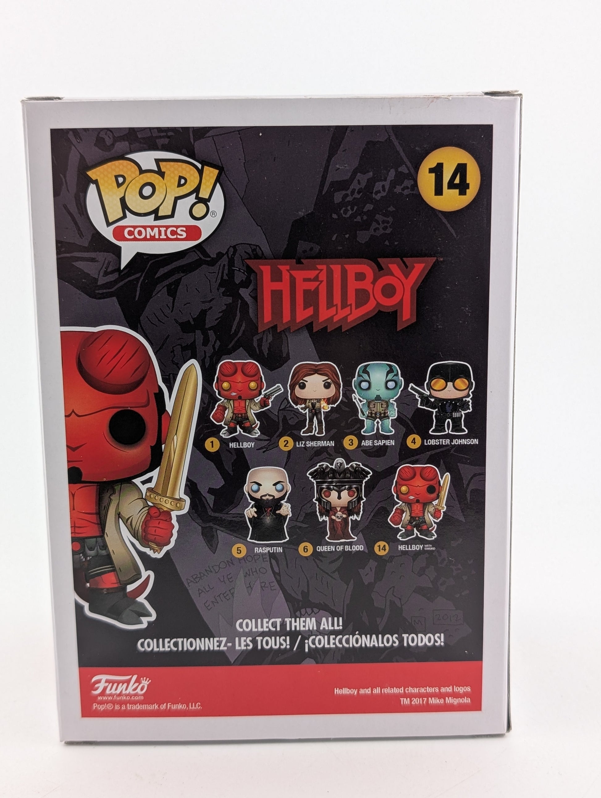 Funko POP! Comics HELLBOY -Hellboy #14 - Vinyl Collectable FRENLY BRICKS - Open 7 Days