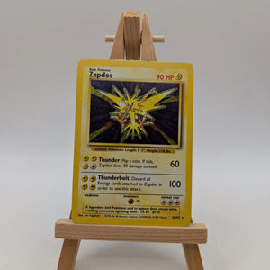 Pokémon TCG Zapdos Base Set 16/102 Holo Unlimited Holo Rare FRENLY BRICKS - Open 7 Days