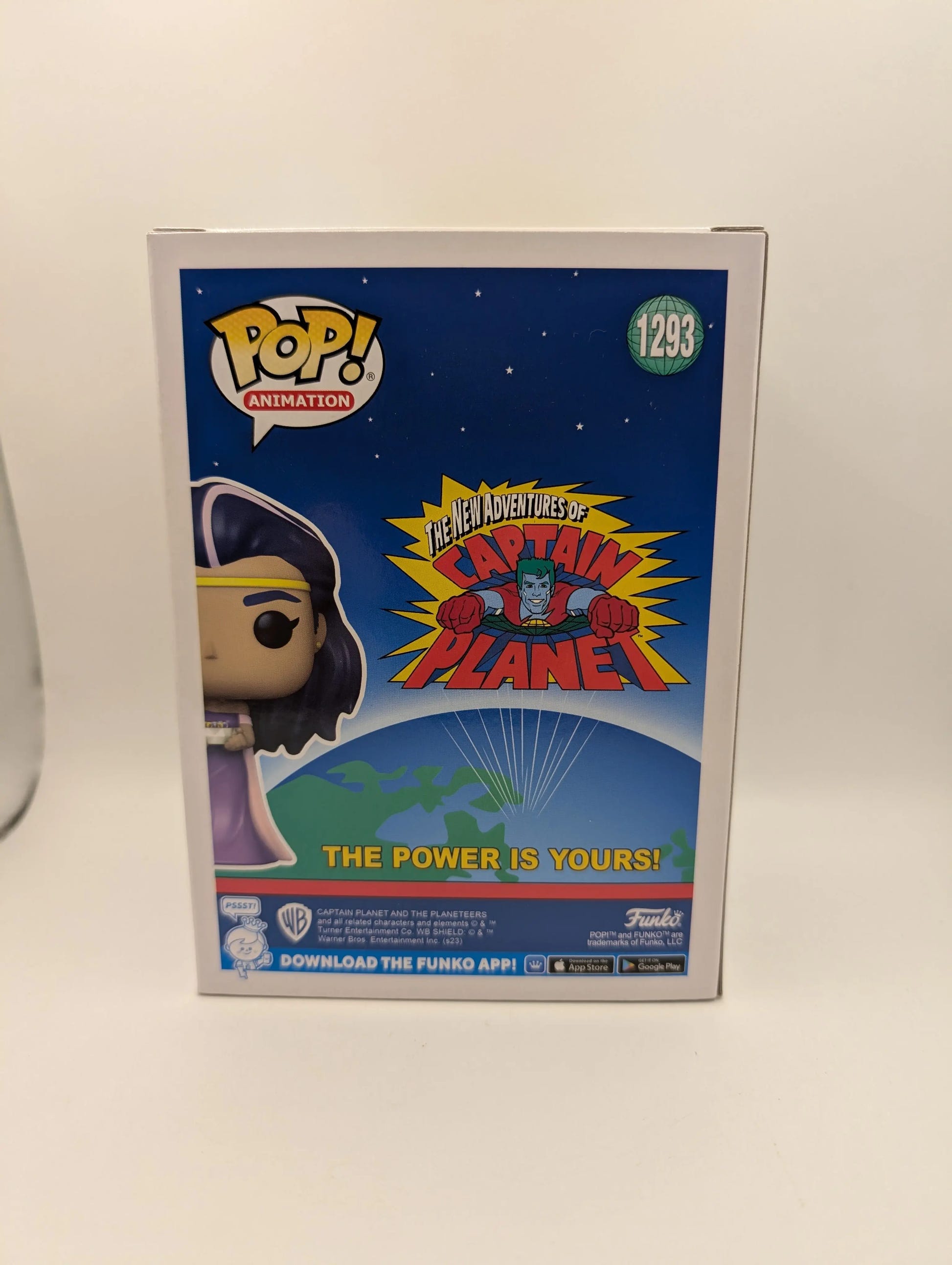 Funko Pop! Gaia #1293- Captain Planet - 2023 San Diego Comic Con Exclusive FRENLY BRICKS - Open 7 Days image 3