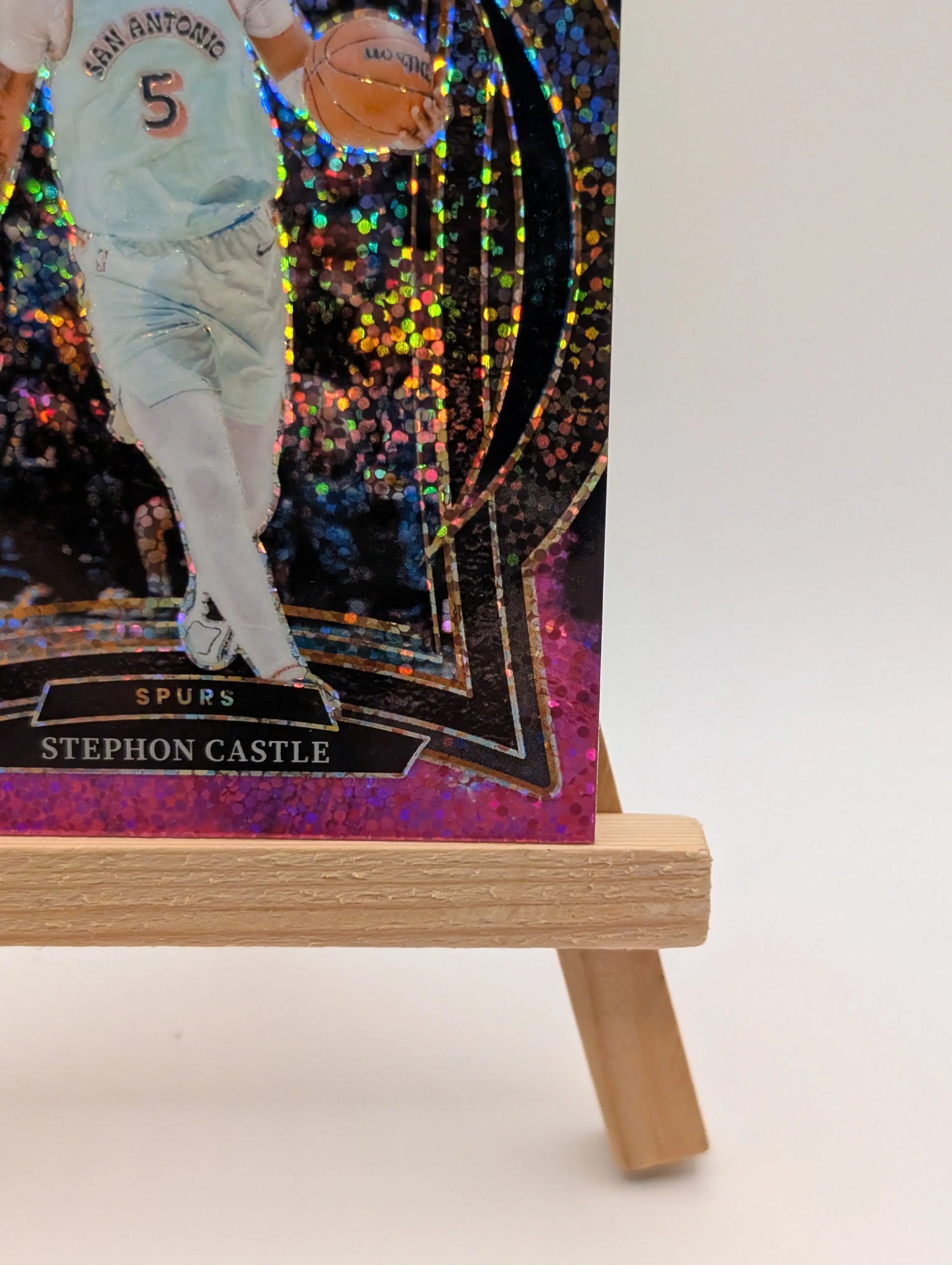 2024-25 Panini Select Concourse Stephon Castle #72 Cosmic Prizm (RC) Spurs FRENLY BRICKS - Open 7 Days