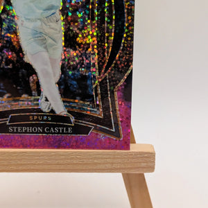 2024-25 Panini Select Concourse Stephon Castle #72 Cosmic Prizm (RC) Spurs FRENLY BRICKS - Open 7 Days
