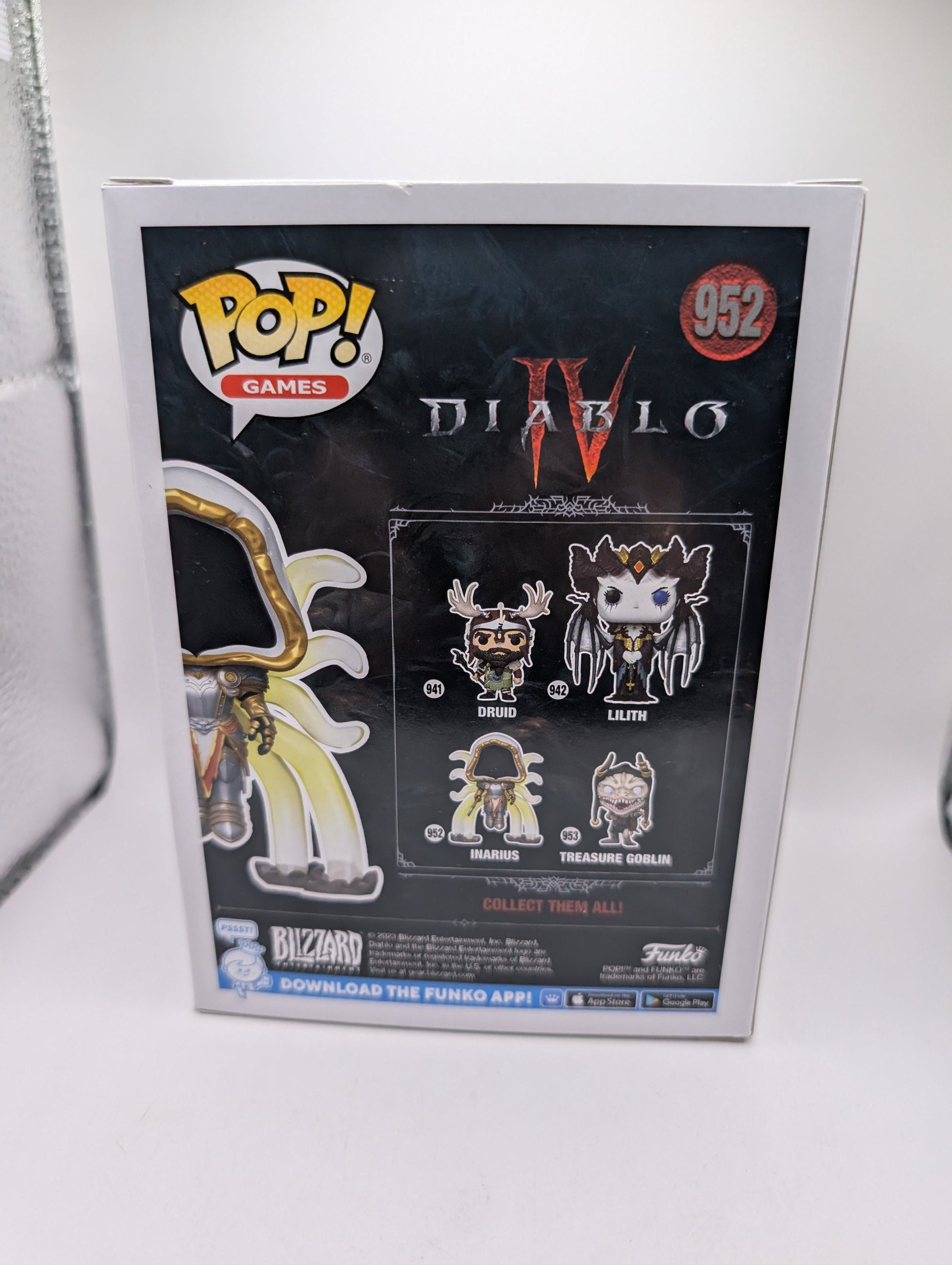 FUNKO POP! GAMES: Diablo 4 - Inarius #952 Vinyl Figure FRENLY BRICKS - Open 7 Days