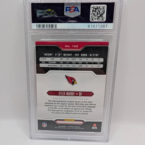 2019 Panini Playbook #102 Kyler Murray RC PSA 9 Mint Cardinals Heisman Rookie OK FRENLY BRICKS - Open 7 Days