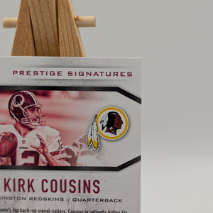 Kirk Cousins Auto SP 2014 Panini Prestige Signatures #41 Autograph #/199 FALCONS FRENLY BRICKS - Open 7 Days