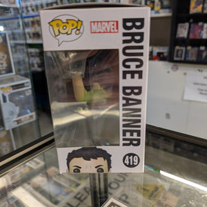 FUNKO Pop Vinyl Bruce Banner Marvel #419 FRENLY BRICKS - Open 7 Days