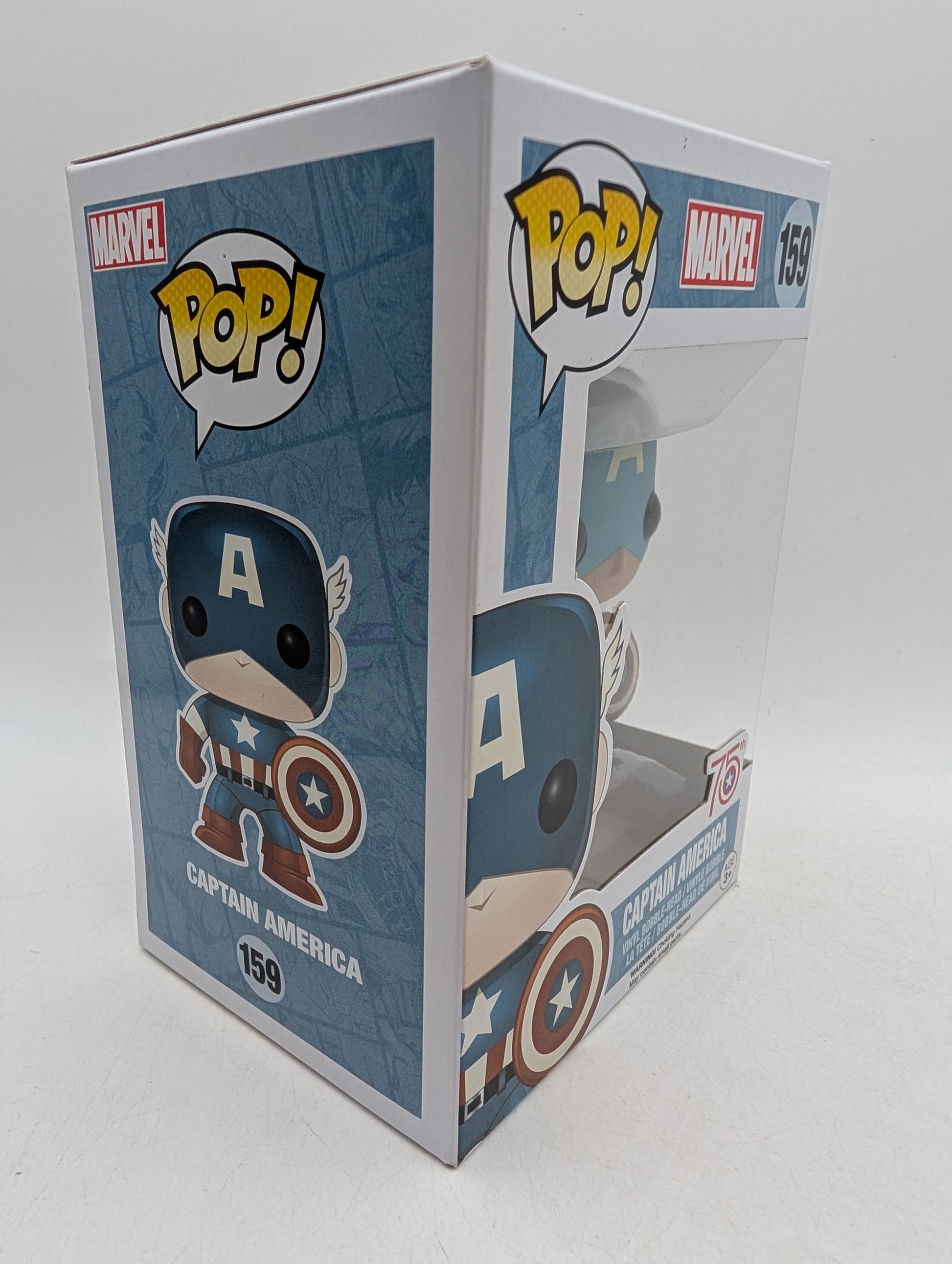 Funko POP! Marvel Captain America 75th Anniversary #159 image 8