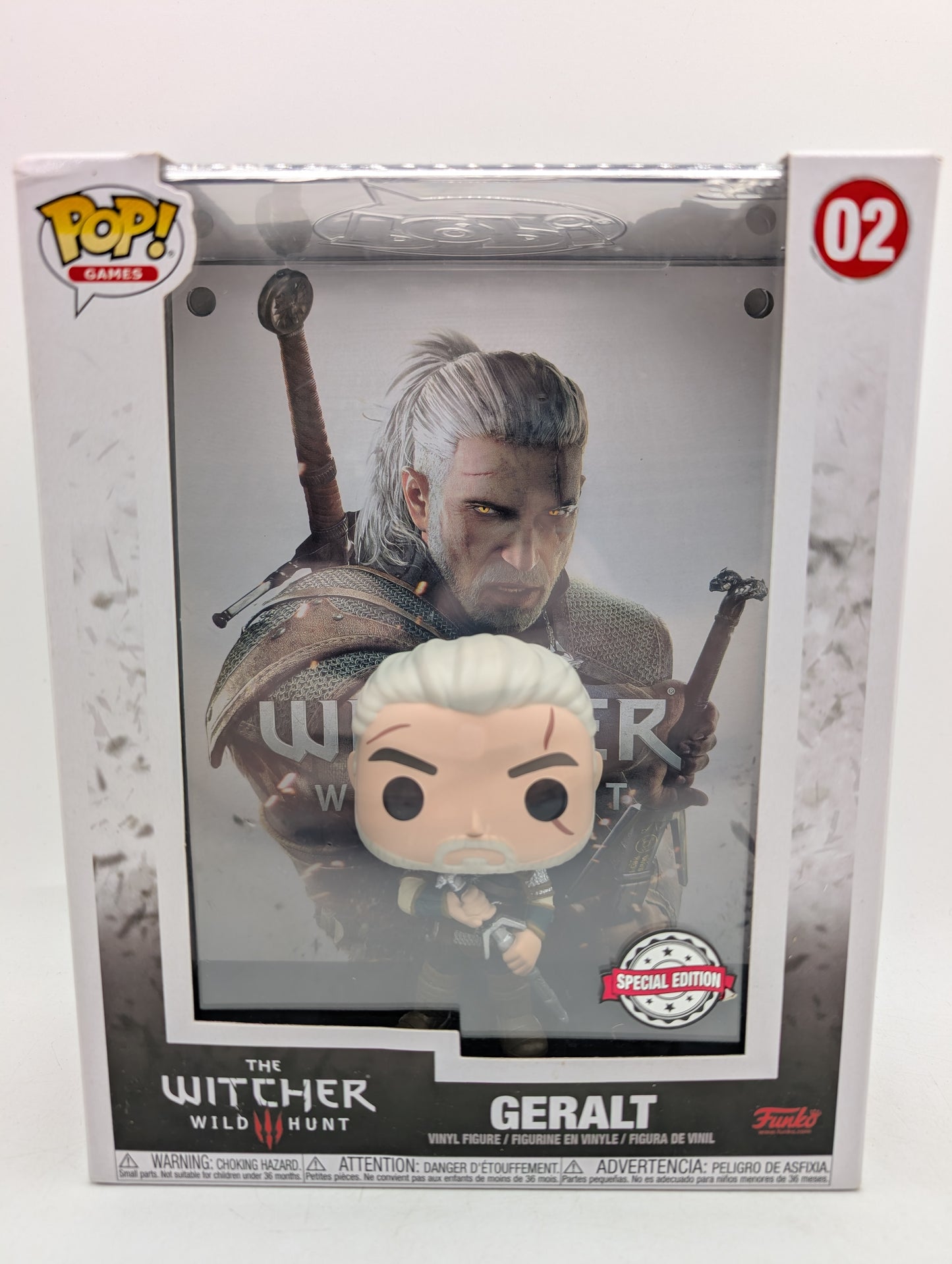 Funko POP! Games Cover: The Witcher 3: Wild Hunt Geralt #02