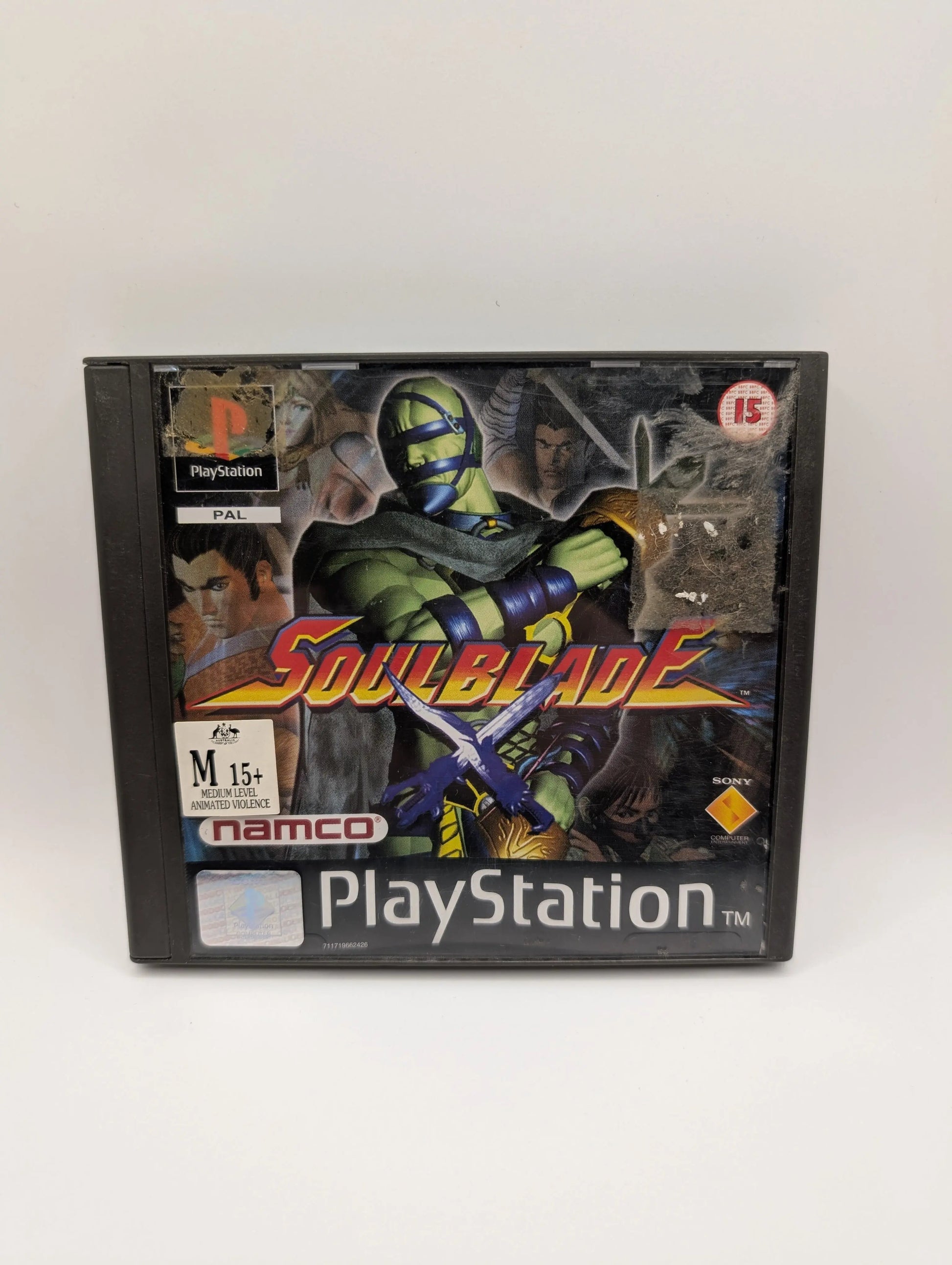 Soul Blade With Manual -  PS1 - PlayStation 1 - PAL - Fat Case - Vintage Video Game FRENLY BRICKS - Open 7 Days