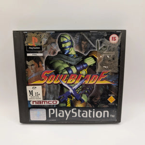 Soul Blade With Manual -  PS1 - PlayStation 1 - PAL - Fat Case - Vintage Video Game FRENLY BRICKS - Open 7 Days