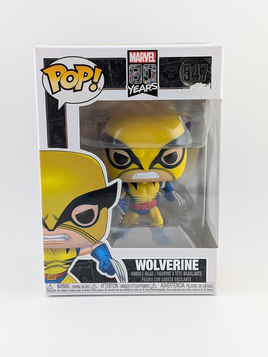 Funko POP! Comics Marvel #547 Wolverine 80th Anniversary Vinyl Collectable FRENLY BRICKS - Open 7 Days
