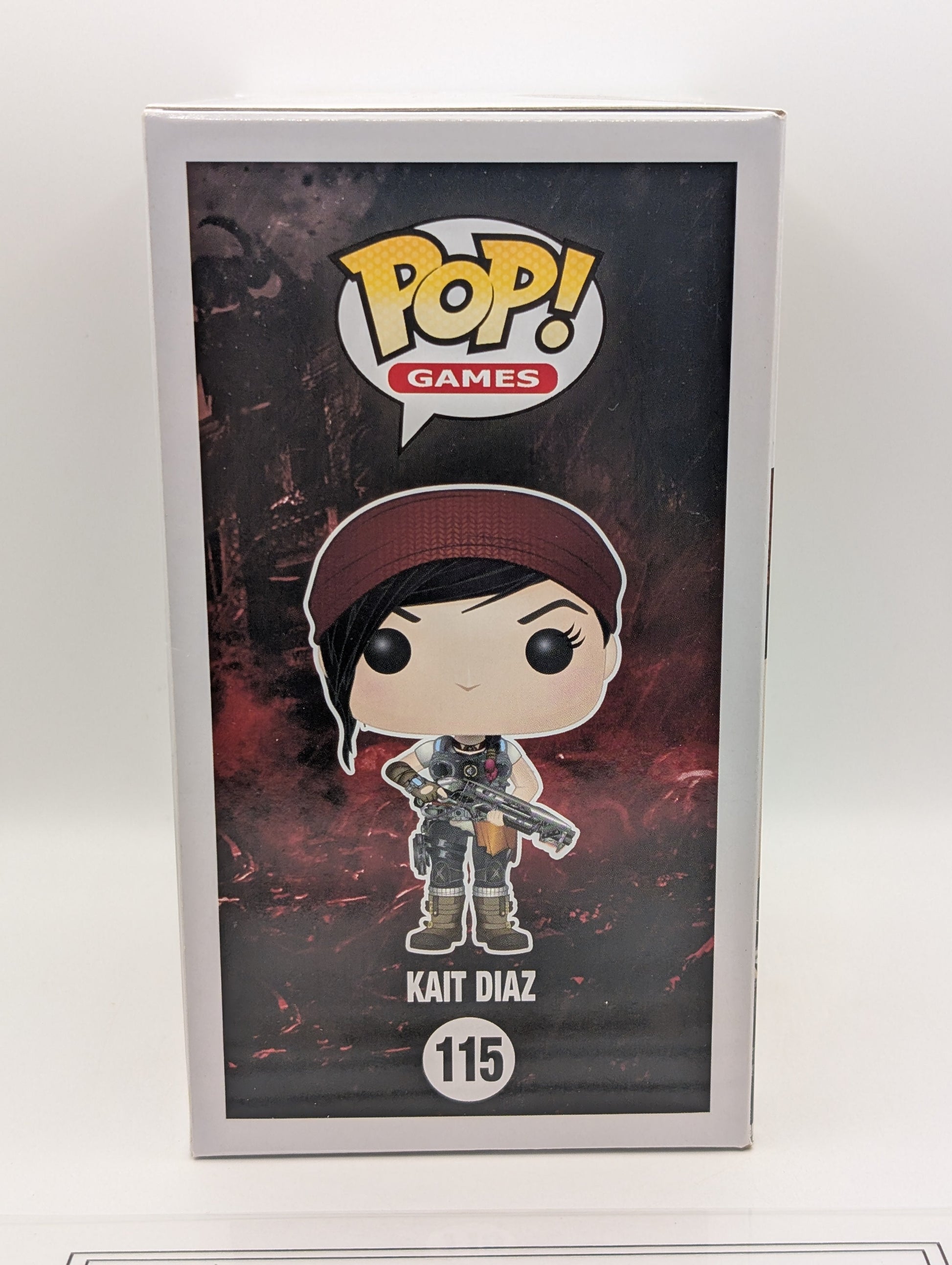 Funko POP! Games Gears of War Kate Diaz #115 Vinyl Signed Auto Laura Bailey COA FRENLY BRICKS - Open 7 Days