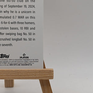 2025 Topps Series 1 Greatest Hits Shohei Ohtani #GH25 50/50 Green Foil /99 MVP