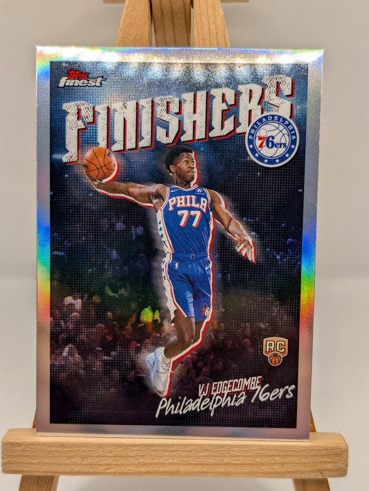 2025-26 Topps Finest - Finishers Refractor Rookie #FI-10 VJ Edgecombe RC FRENLY BRICKS - Open 7 Days