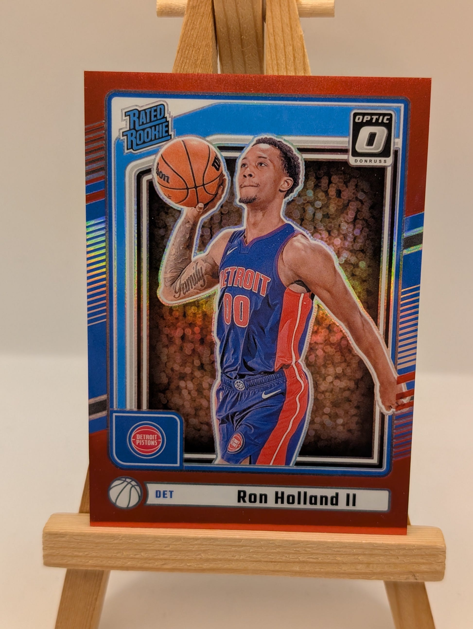 2024-25 Donruss Optic Preview Ron Holland II Rated Rookie Red #236 /25 FRENLY BRICKS - Open 7 Days image 2
