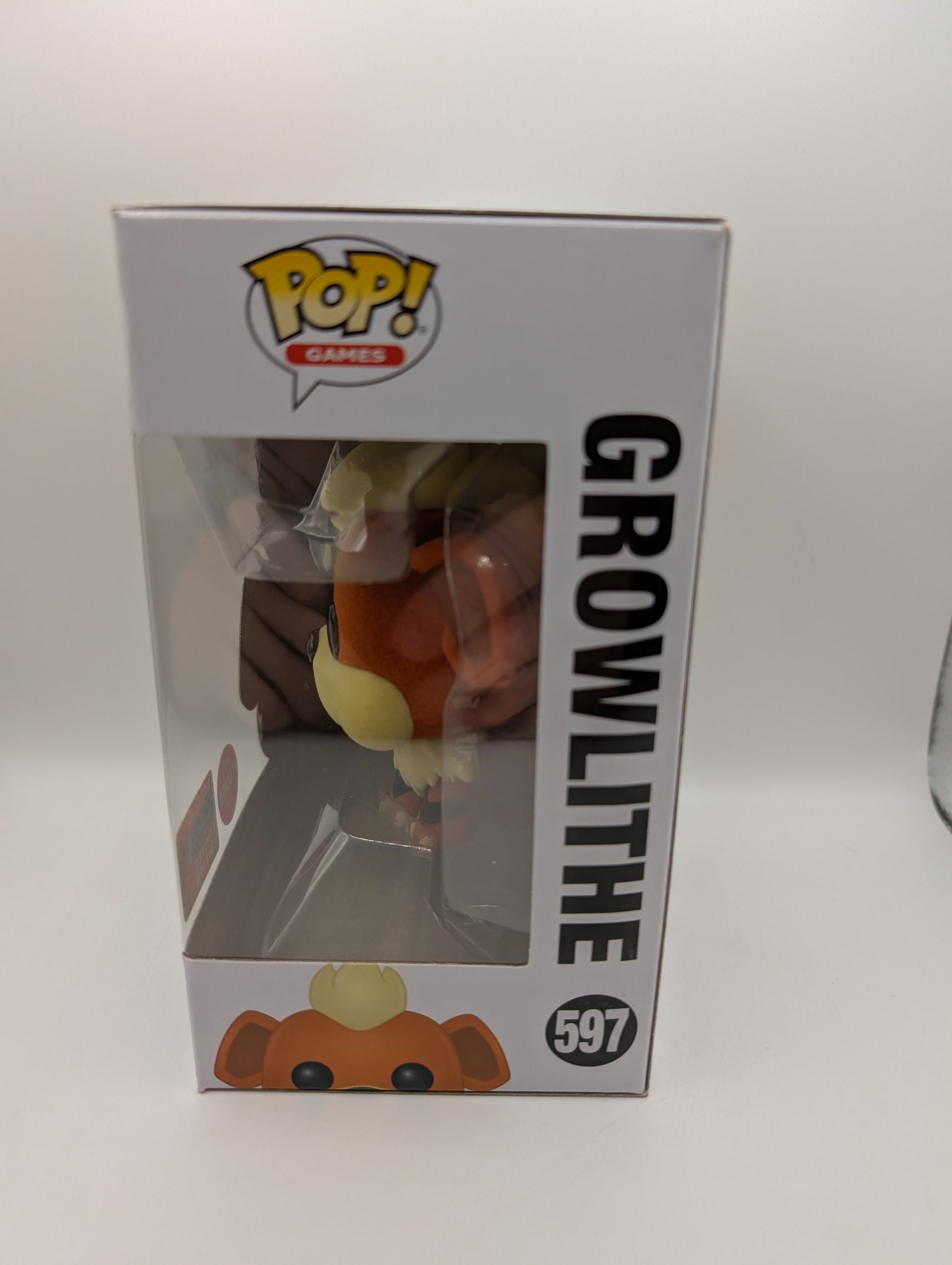 Pop Vinyl Growlithe 2020 Pokémon #597 Exclusive Flocked Funko Fall Convention FRENLY BRICKS - Open 7 Days