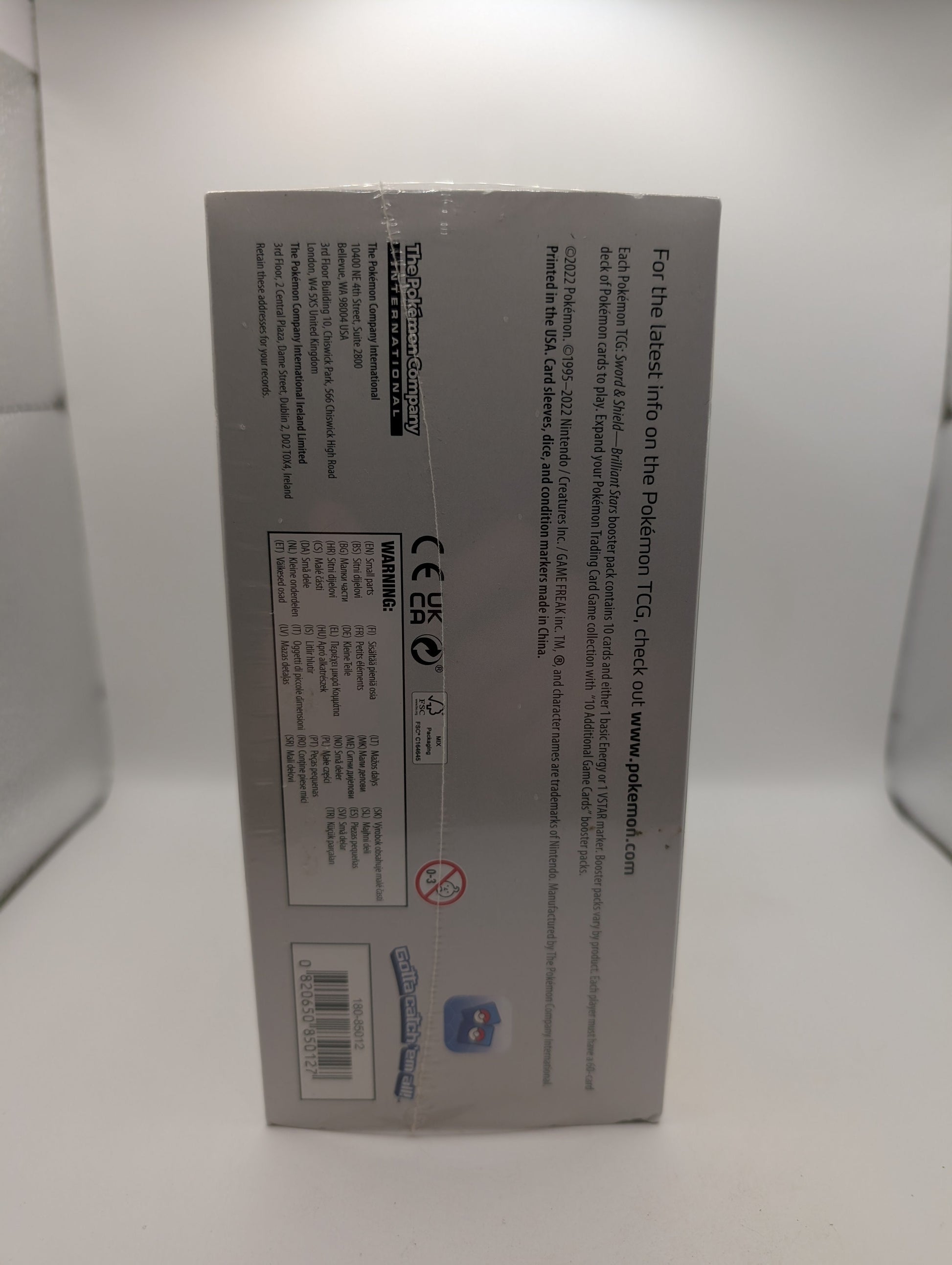 Pokemon TCG Sword & Shield: Brilliant Stars Elite Trainer Box ETB Factory Sealed FRENLY BRICKS - Open 7 Days