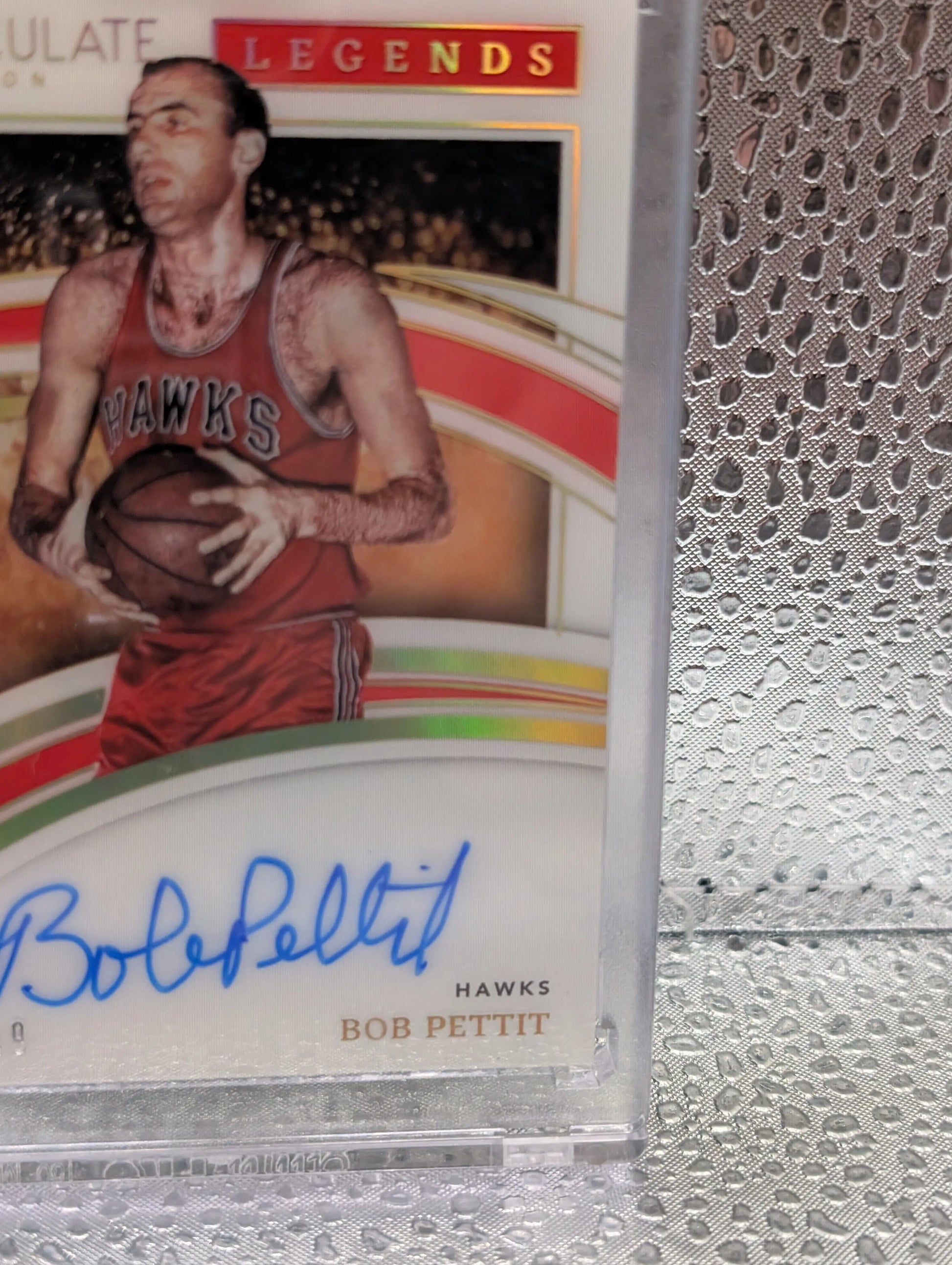 2021-22 Panini Immaculate Bob Pettit  Legends Signatures Auto /49 FRENLY BRICKS - Open 7 Days