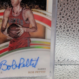 2021-22 Panini Immaculate Bob Pettit  Legends Signatures Auto /49 FRENLY BRICKS - Open 7 Days