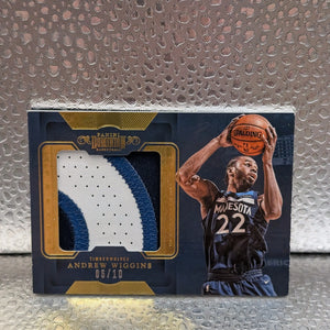 2018-19 Panini Dominion ANDREW WIGGINS Minnesota Timberwolves Patch /10 FRENLY BRICKS - Open 7 Days