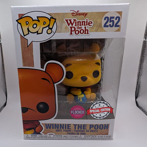 Funko Pop! - Disney: Winnie the Pooh - Winnie the Pooh #252 - Flocked FRENLY BRICKS - Open 7 Days