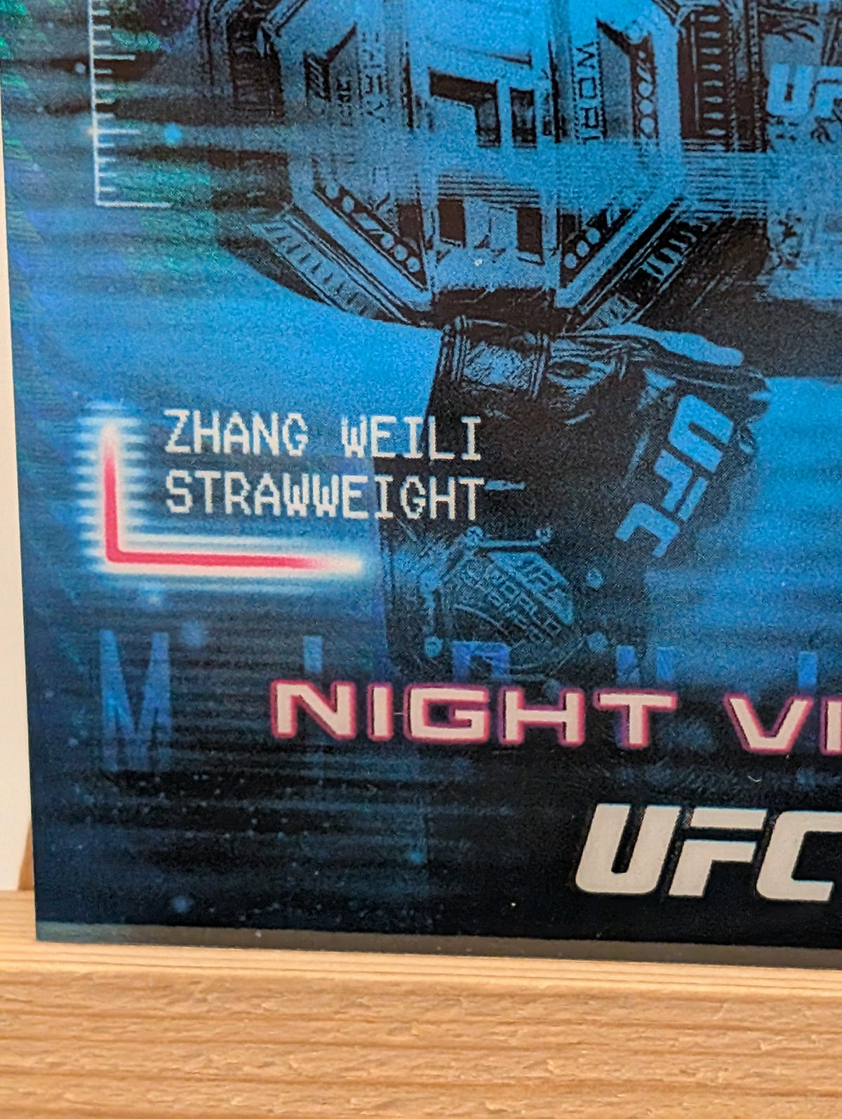 2025 Topps Midnight UFC Zhang Weili Night Vision #NV-15 FRENLY BRICKS - Open 7 Days image 6