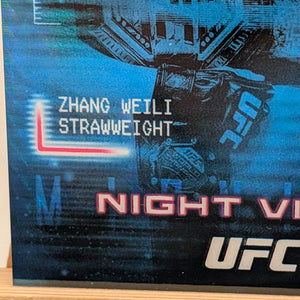 2025 Topps Midnight UFC Zhang Weili Night Vision #NV-15 FRENLY BRICKS - Open 7 Days
