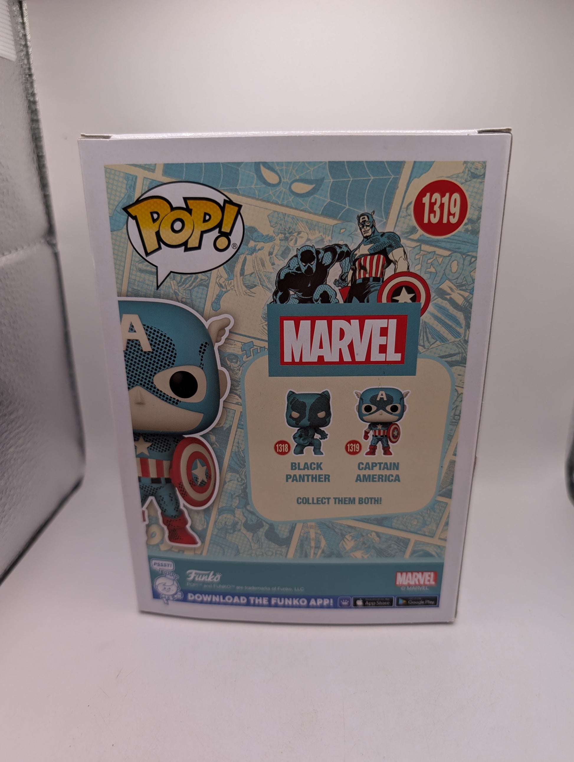 Marvel 1319 Captain America Pop Vinyl Special Edition FRENLY BRICKS - Open 7 Days