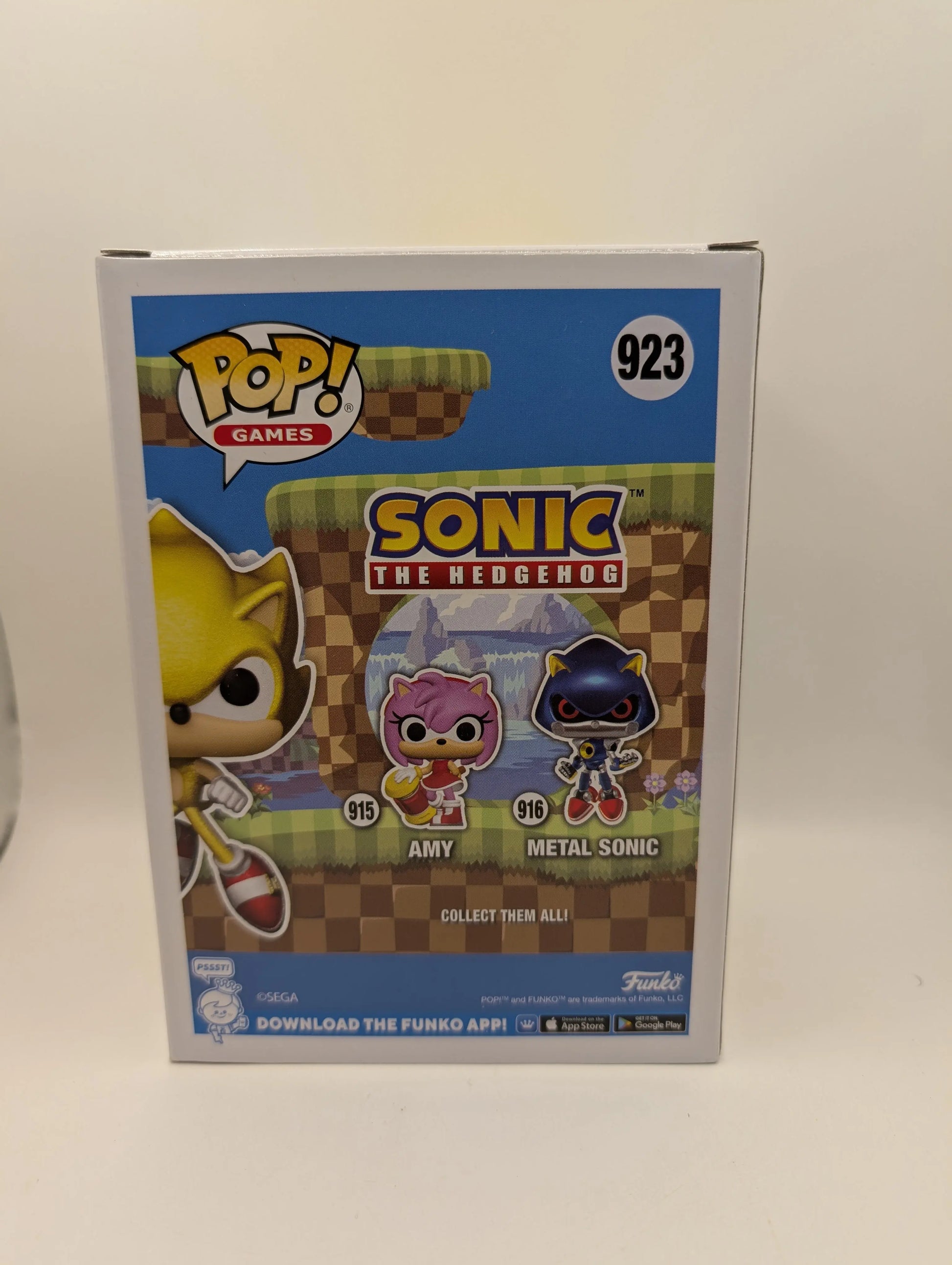 Games Funko Pop - Super Sonic (Chase) - Sonic the Hedgehog - No. 923 FRENLY BRICKS - Open 7 Days