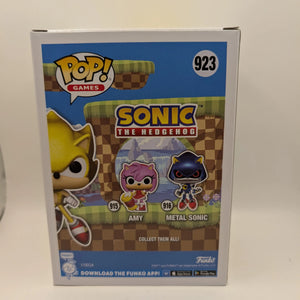 Games Funko Pop - Super Sonic (Chase) - Sonic the Hedgehog - No. 923 FRENLY BRICKS - Open 7 Days
